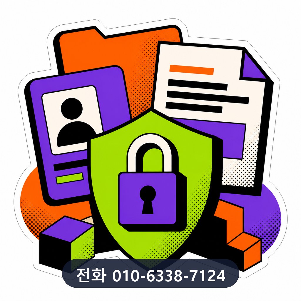 카드 결제 현금화 개인정보 보호 이미지 · 문의 010-6338-7124